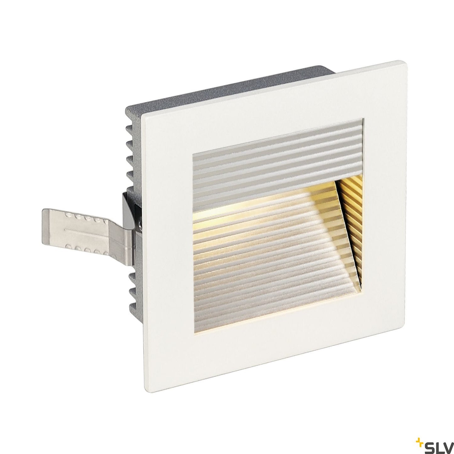 FRAME CURVE LED, pătrat, alb mat, alb cald LED