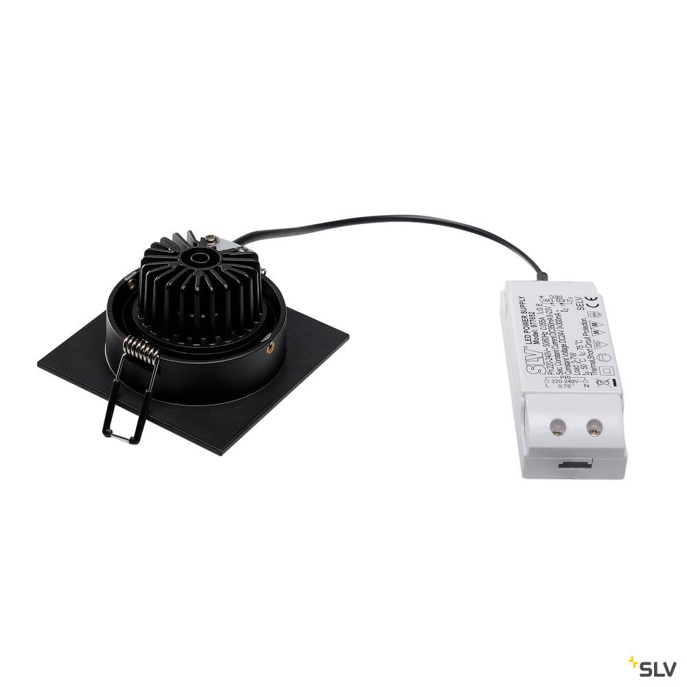 NEW TRIA DL SQ. Set 6W UWW,negru2700K, 38°