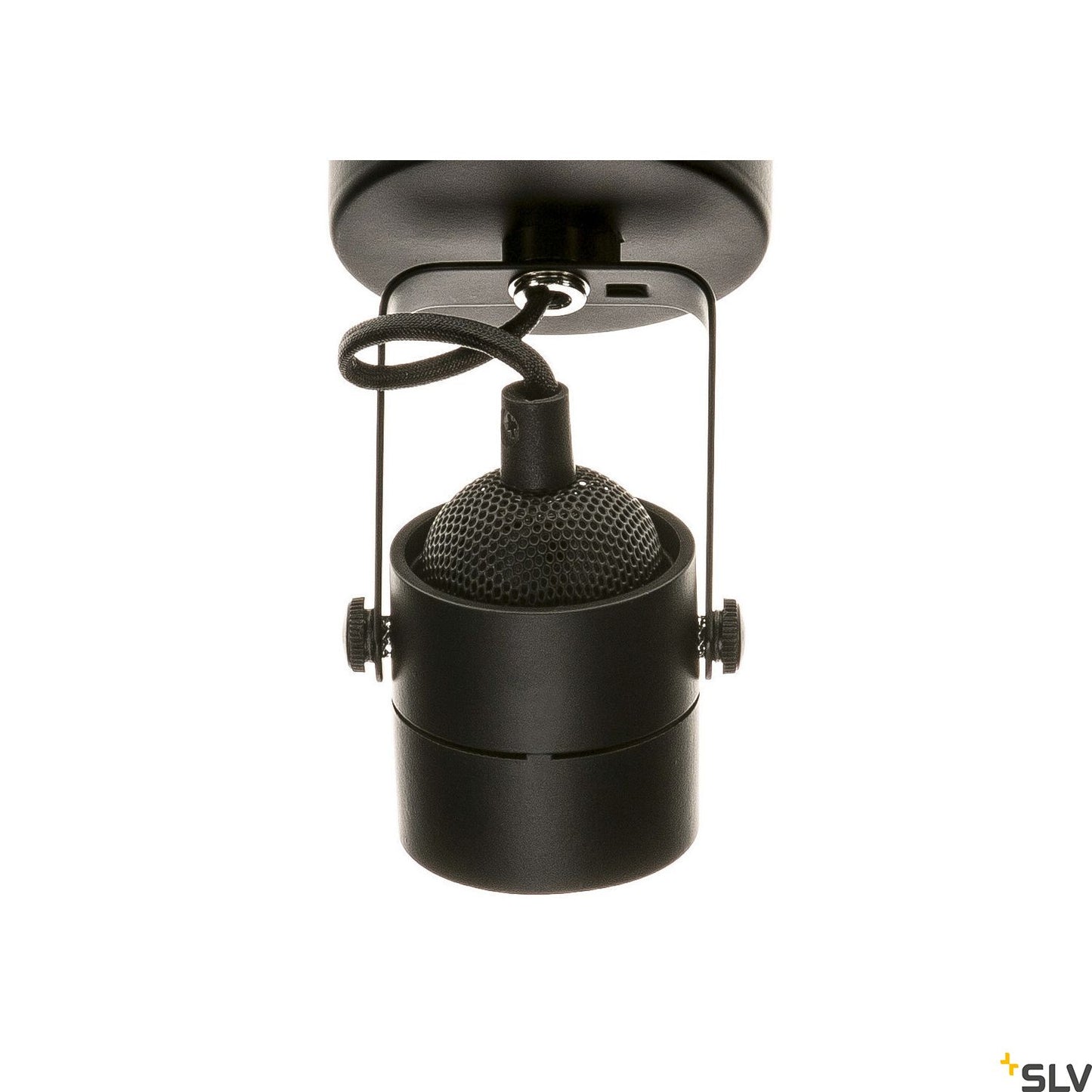SPOT 79 GU10, negru, cu capac