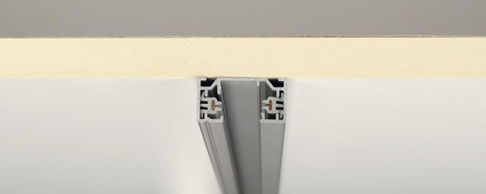 1-faze high-voltage track, surface-mounted, 1m, silvergrey