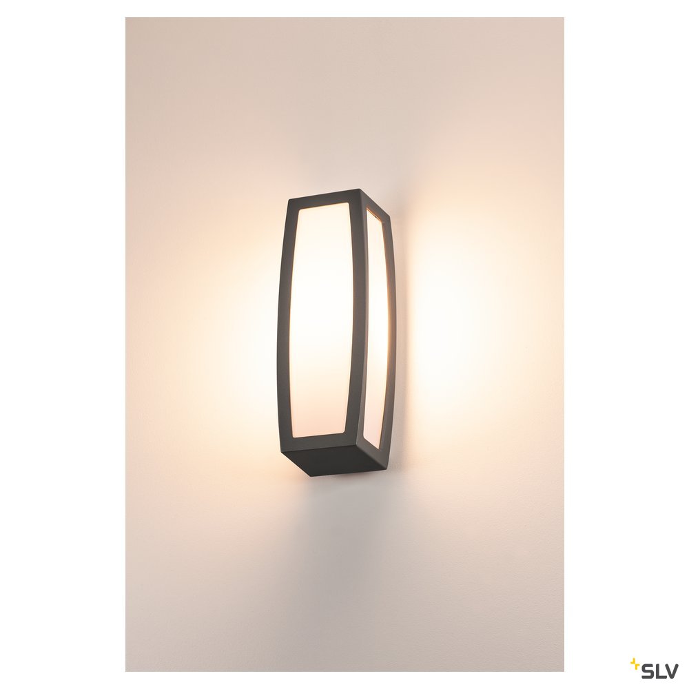 MERIDIAN BOX wl, anthracite,E27,max.20W,with motion detector