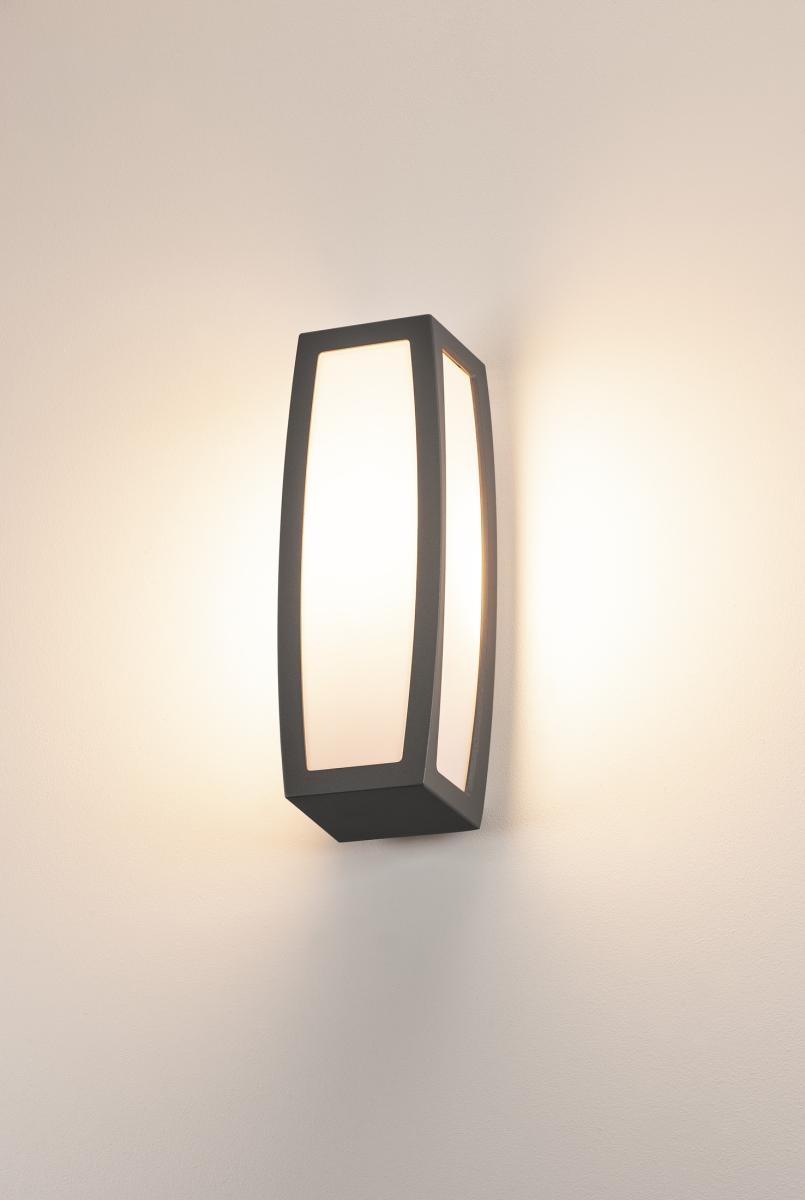 MERIDIAN BOX wl, anthracite,E27,max.20W,with motion detector