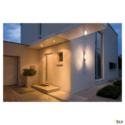 MERIDIAN II, lampă de perete, antracit, E27, max. 60W
