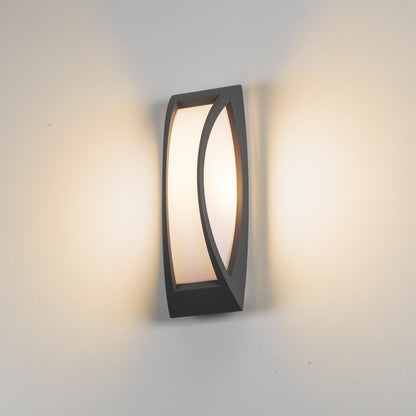 MERIDIAN II, lampă de perete, antracit, E27, max. 60W