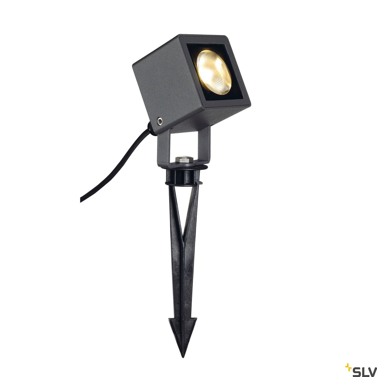 NAUTILUS patrat LED proiector, 6W, 3000K, anthracit