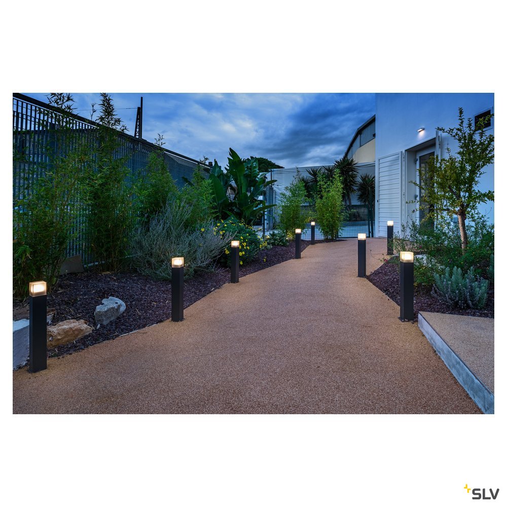 Bornă luminoasă GRAFIT SL 60, E27, max 11W IP44 antracit/alb