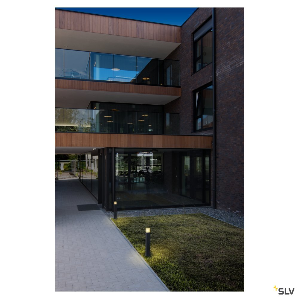 Bornă luminoasă GRAFIT SL 60, E27, max 11W IP44 antracit/alb