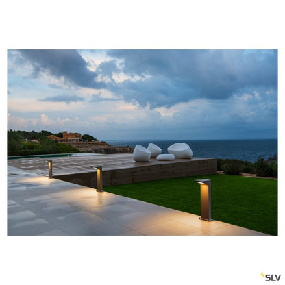 IPERI 50 stâlp pitic, antracit, 48 LED, alb neutru, 4000K