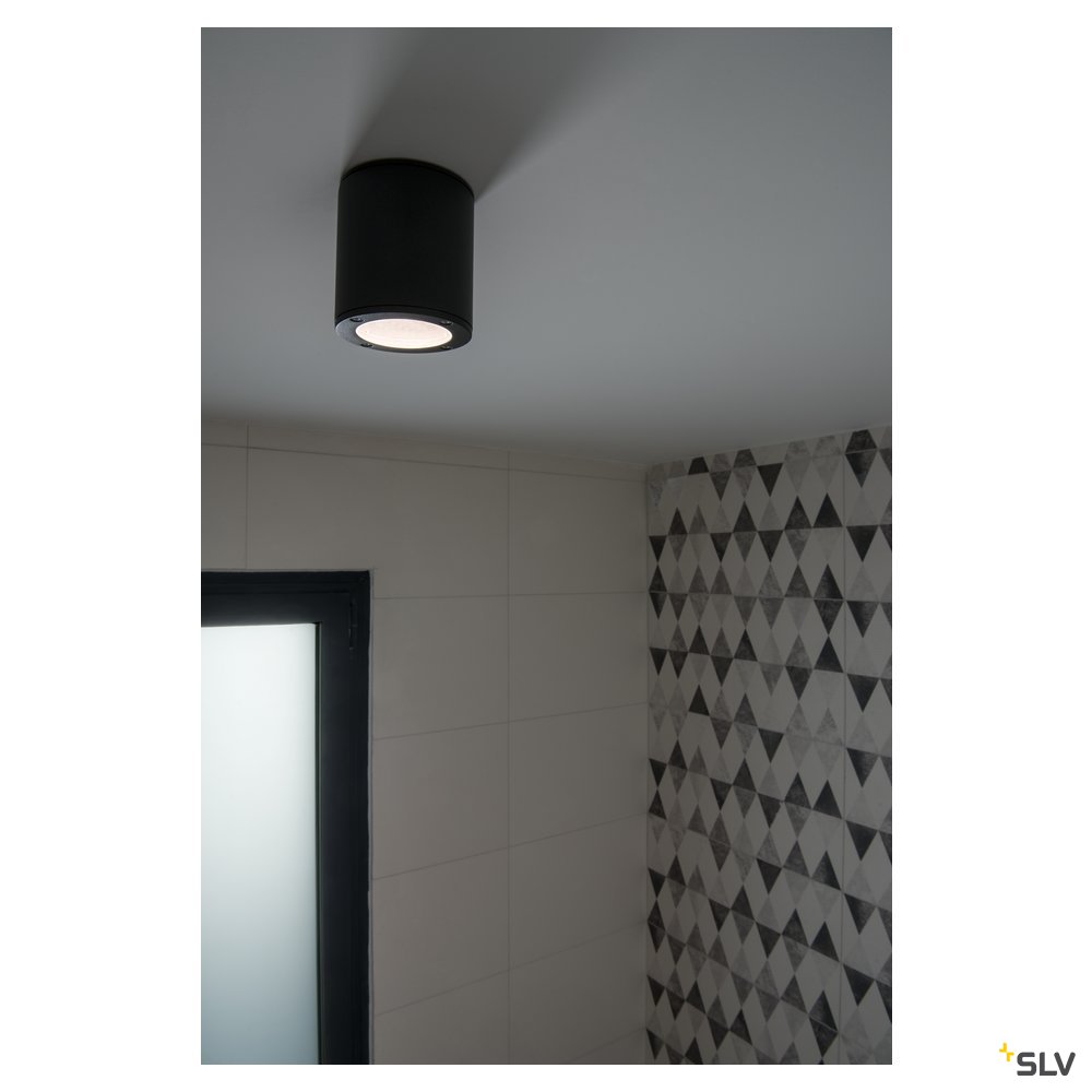SITRA CEILING luminaire, round , anthracite, GX53, max. 9W