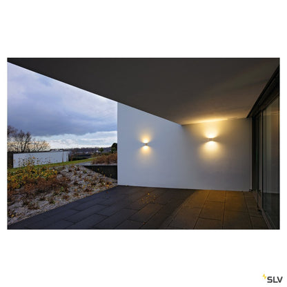 SITRA CUBE lampă de perete, cubic, alb, GX53, max. 9W