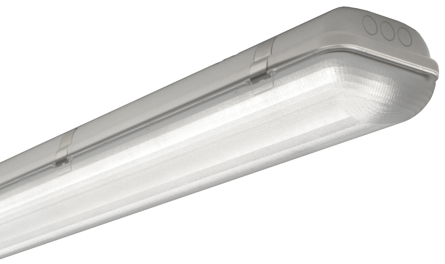 Linda LED PC 2x24W, 4000K, 7399lm, IP66, gri, 1270mm