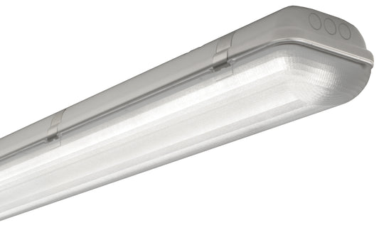 Linda LED PC 2x24W, 4000K, 7399lm, IP66, gri, 1270mm
