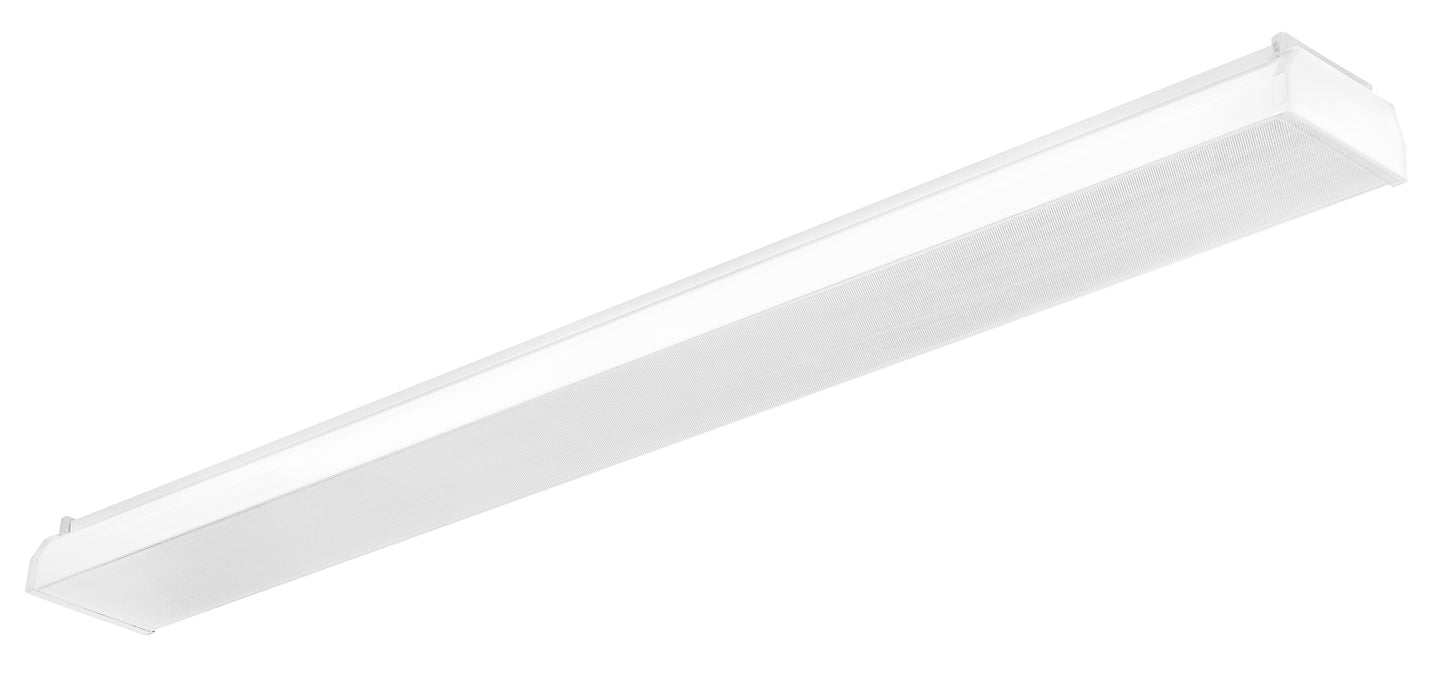 ZERO LED 1x28W, 4000K, 4029lm, Ra>80, IP40, microprism,alb