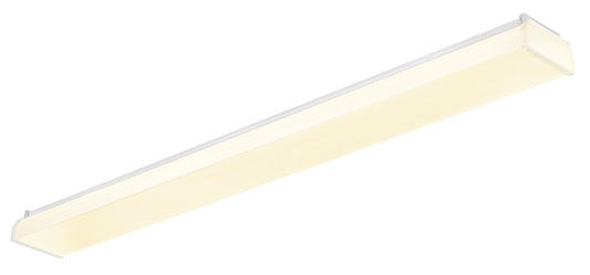 ZERO LED 1x28W, 4000K, 4029lm, Ra>80, IP40, microprism,alb