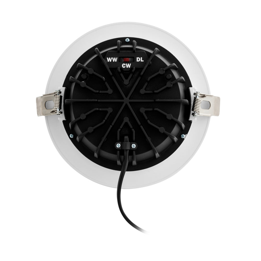 ERZENI LED-RECESSED LUMINAIRE Ø150 alb/ALU