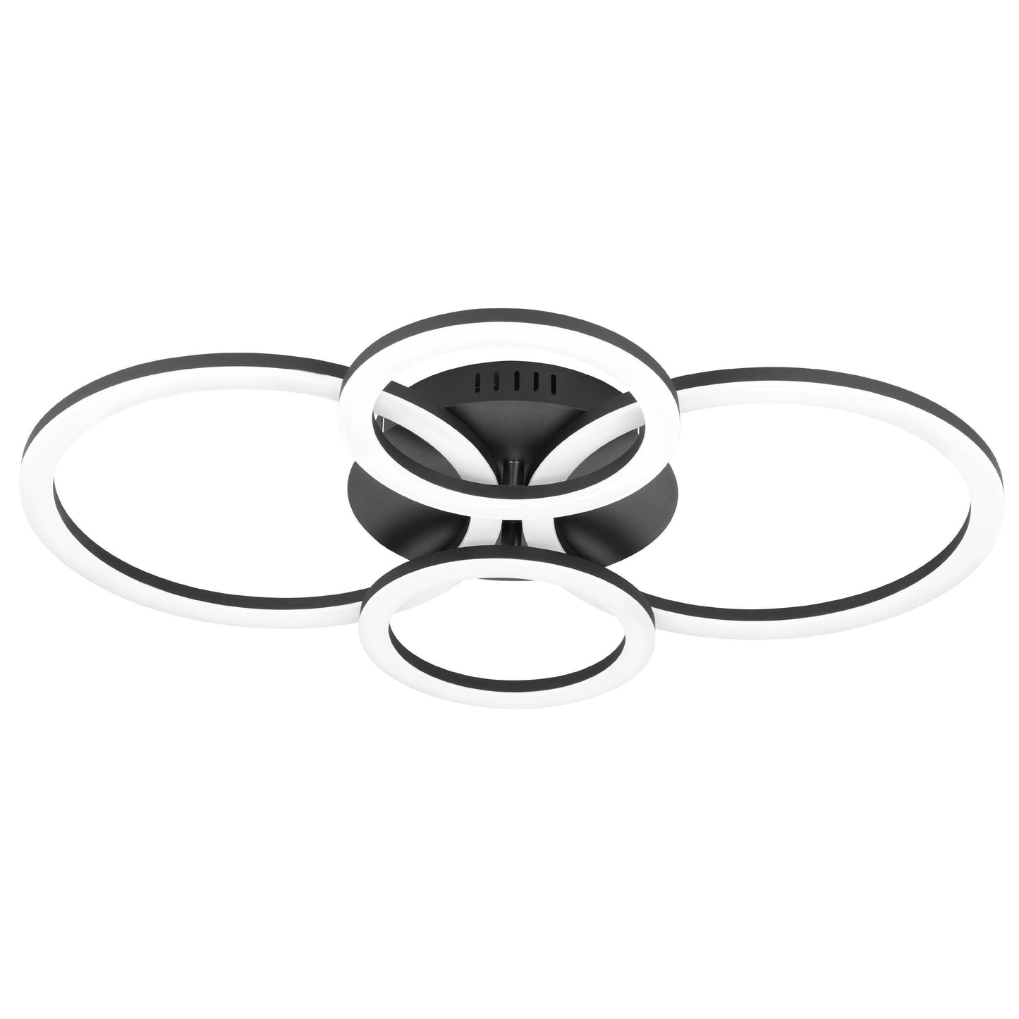 PARRAPOS-Z CL 41W 5800lm tuneable white 614X450, negru/alb
