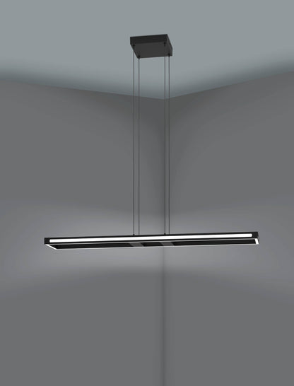 SALVILANAS-Z PL 33W 4300lm tuneable white , negru/alb