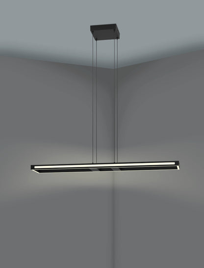 SALVILANAS-Z PL 33W 4300lm tuneable white , negru/alb