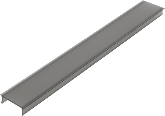 Capac PMMA LB plat / negru, 2000x17,8x6,1mm