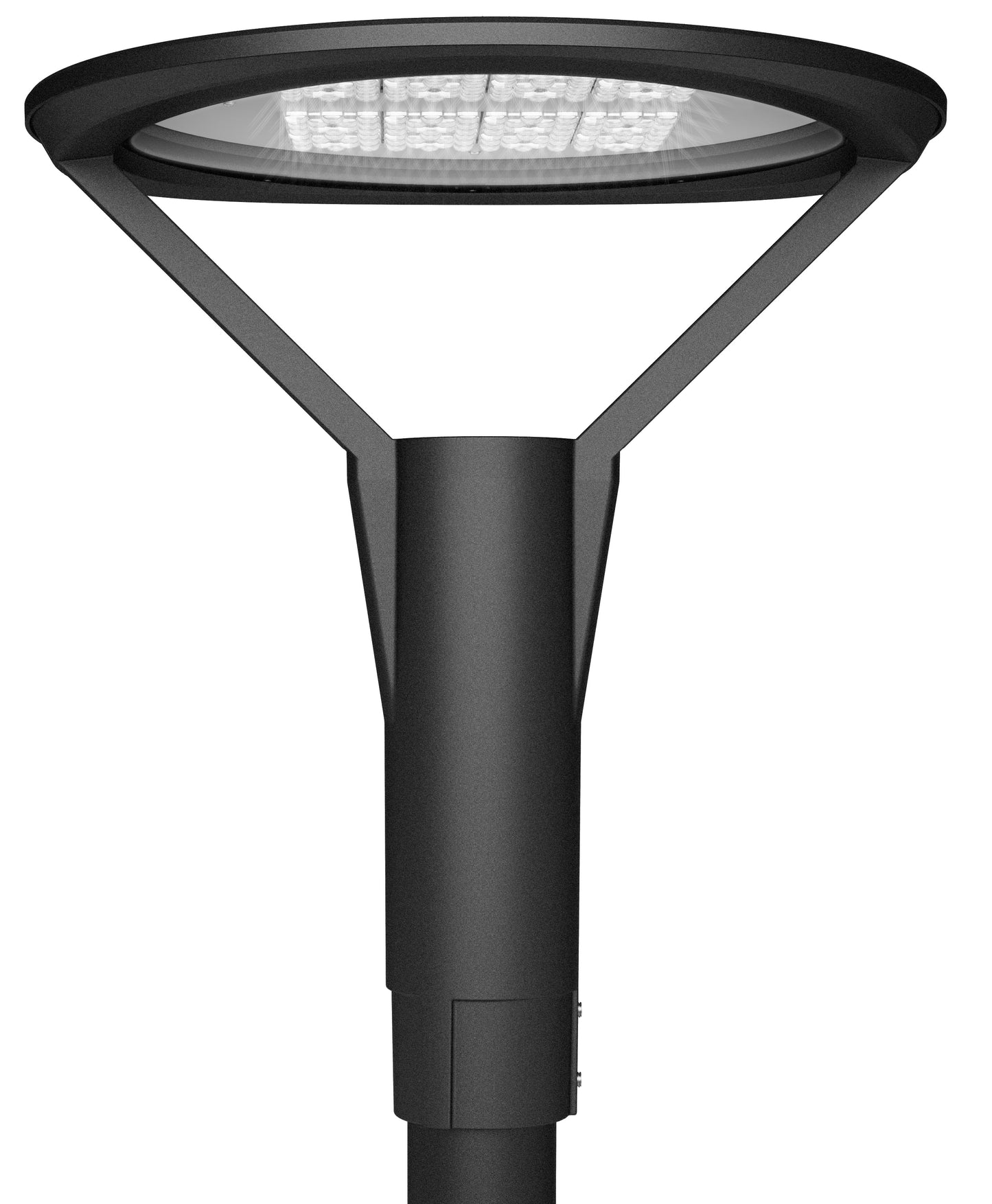 Corp iluminat LOTUS AREA 40W 3K/4K Ra80 IP66, Ø60mm, negru