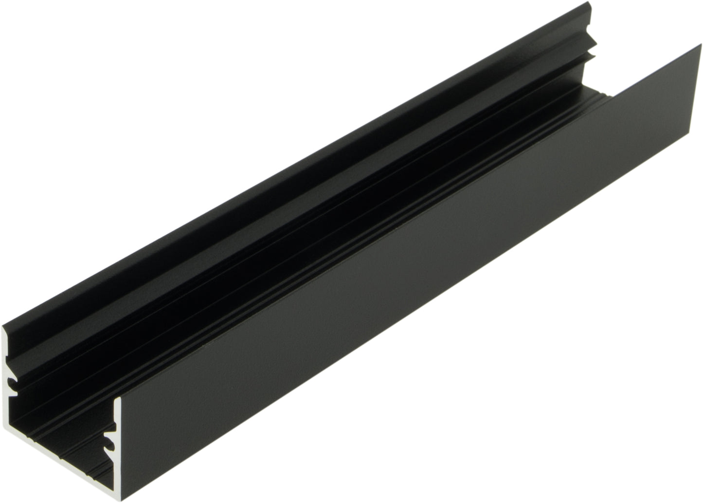 Profil din aluminiu TBL L-2000mm L-25mm H-19mm negru