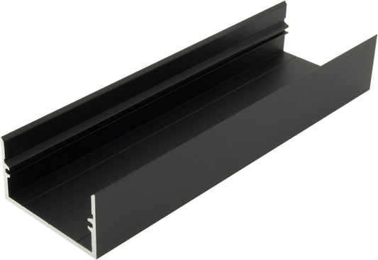 Profil din aluminiu MFL L-2000mm L-45mm H-25mm negru
