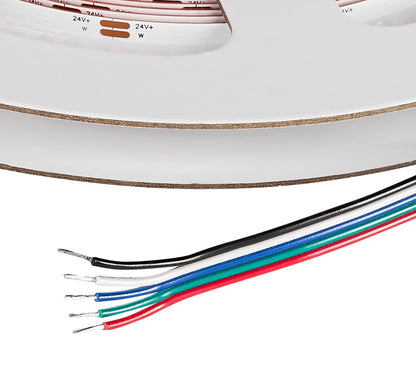 Banda LED Flex COB 16W RGB + CCT 3000 K Ra>85, 24V DC, L=5M