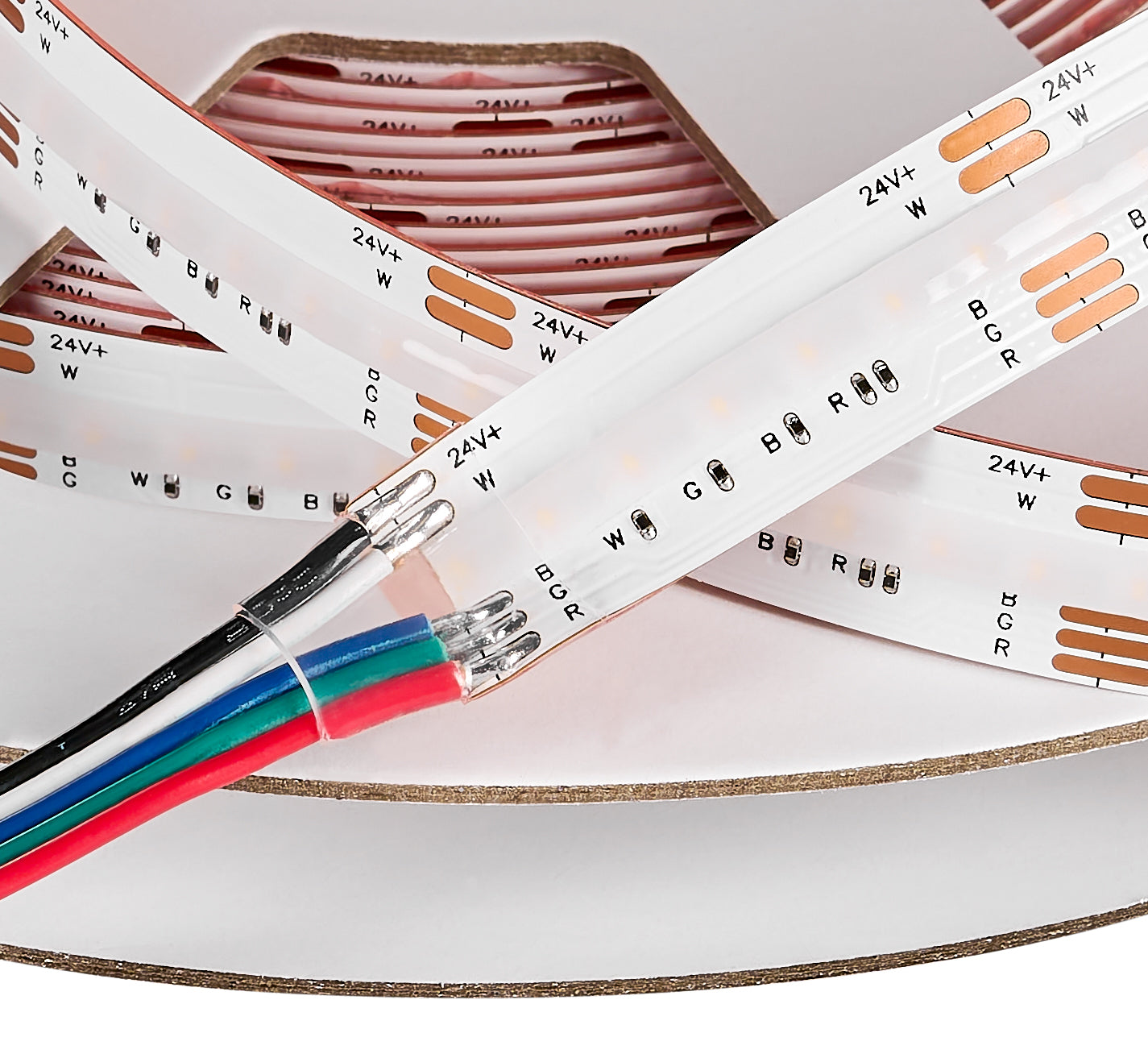 Banda LED Flex COB 16W RGB + CCT 3000 K Ra>85, 24V DC, L=5M