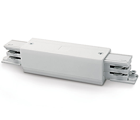 3PH-conector longitudinal cu feed-in, alb