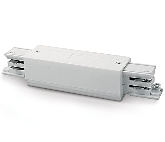 3PH-conector longitudinal cu feed-in, alb
