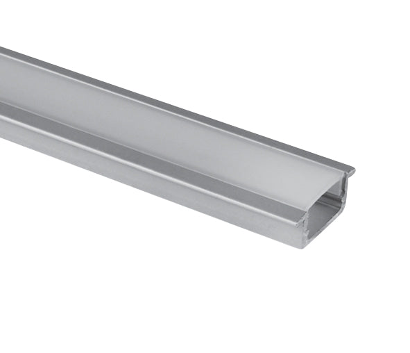 Profil aluminiu incastrat 7902R/AL+PC difuzor opal, 2 metri