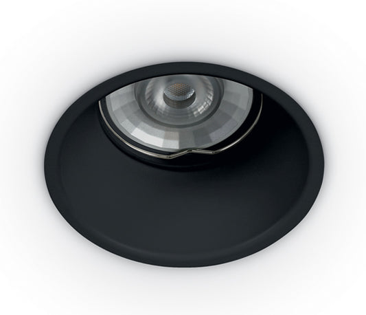 INA-F ST MR16, GU10, 50W, IP20, aluminiu, negru