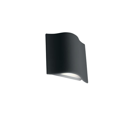 Emi LED 6W wall lamp 400lm 3000K 230V IP54antracit