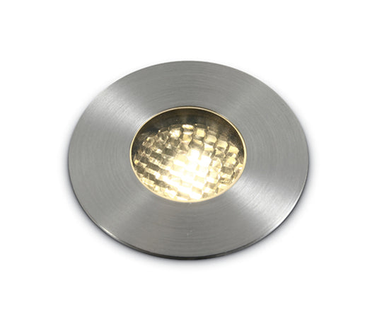 Floory LED, 3W,240lm,3000K,24V DC, IP67, 36°,inox