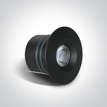 Burgio 3W 270lm 3000K 30° 700mA Ra90 IP65 dim negru