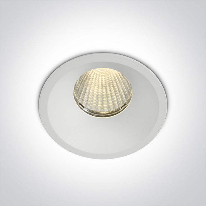 10112TP/W/V WHITE COB 12W CCTV  IP65 DARK LIGHT 700mA