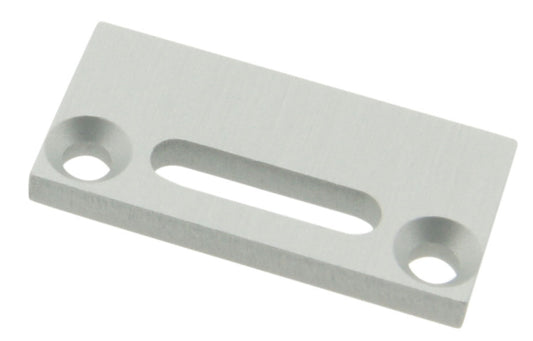 Profile end cap TBF flat with longhole for cable