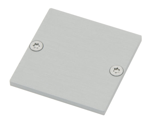 Profile end cap CLR flat closed incl. Screws