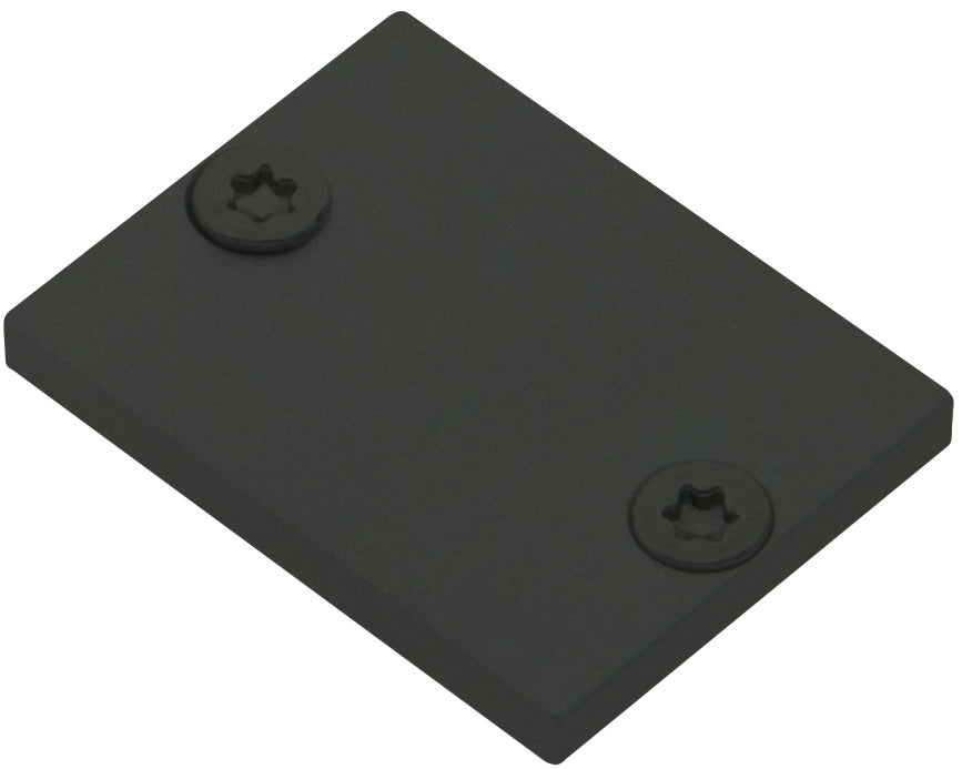 Capac profil TBL plat inchis incl. Șuruburi negre