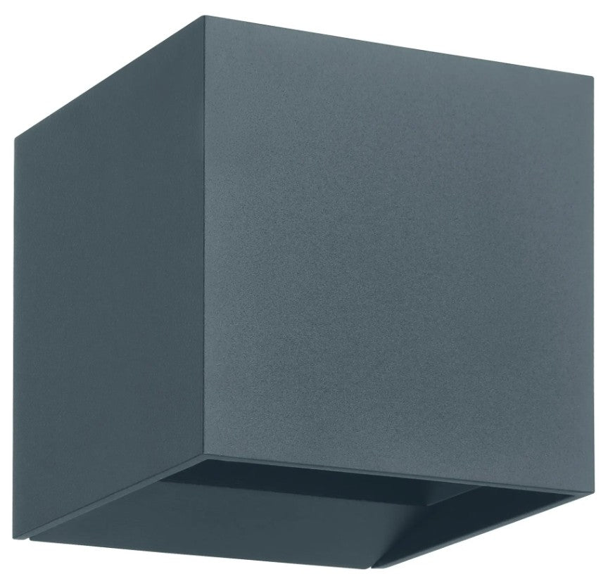 CALPINO PRO AL-LED-WL 2x3,3W 680lm ANTHRACITE 3000K IP65 DIM