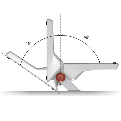 FORCA LED Mini 67W 6800lm 3000K IP65 asimetric larg gri