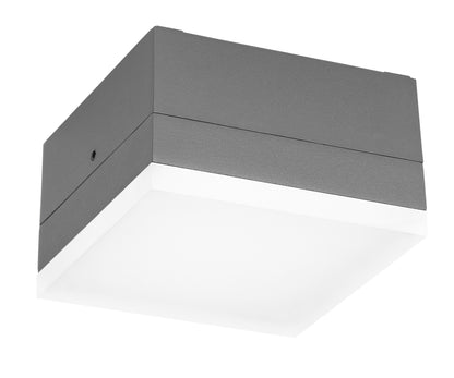Zelda LED Square Large 12W 740lm 3000K ECG IP54 antracit