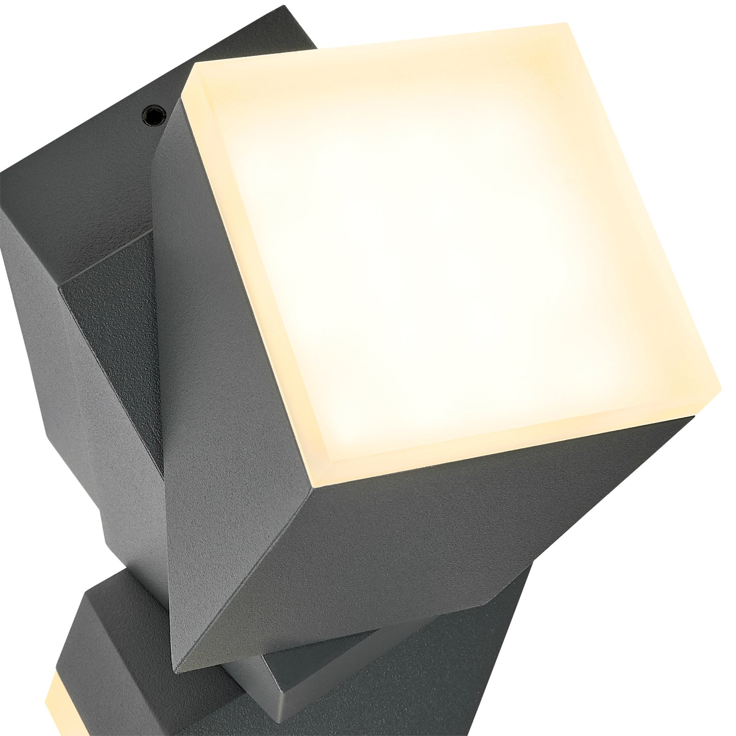 Evo LED Square Up/Down 12,5W 750lm 3000K ECG IP54 antracit