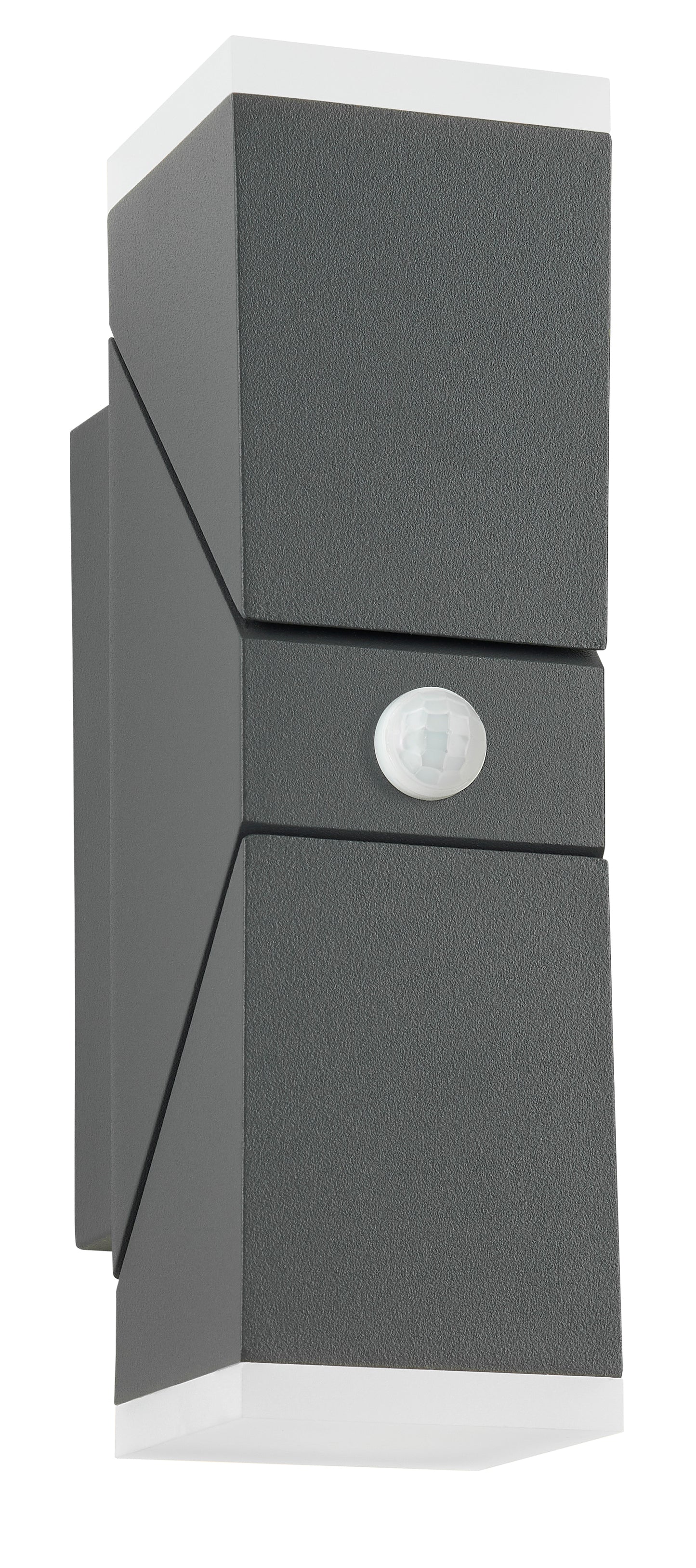 Evo LED Square Up/Down PIR 12,5W 750lm 3000K IP54 antracit