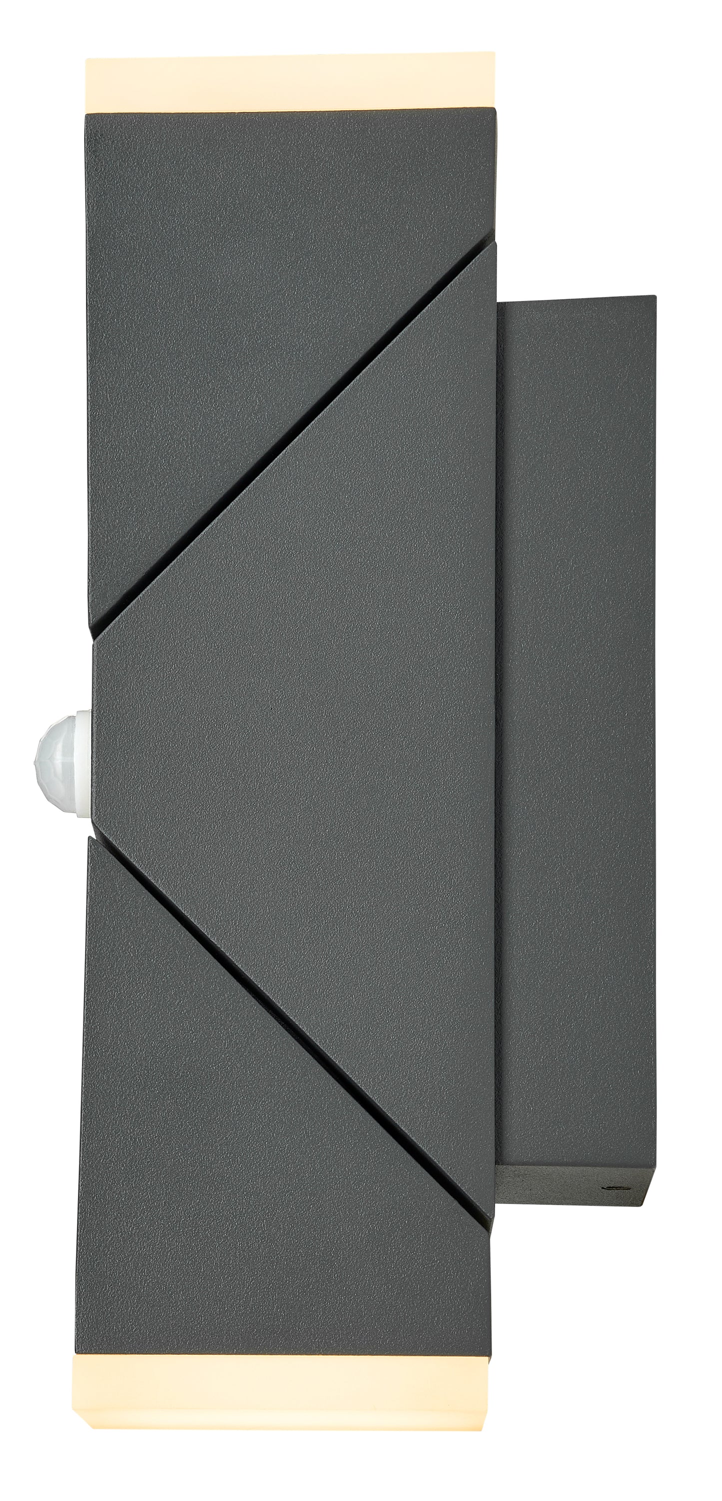 Evo LED Square Up/Down PIR 12,5W 750lm 3000K IP54 antracit