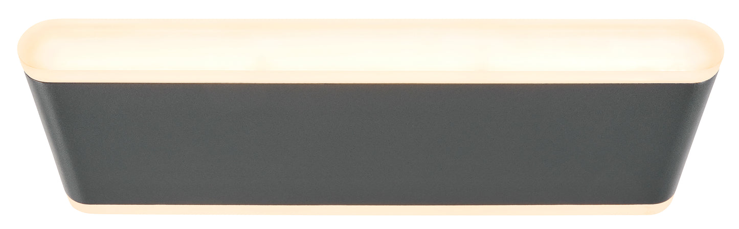Naos LED Large Up/Down 20W 1200lm 3000K ECG IP54 antracit