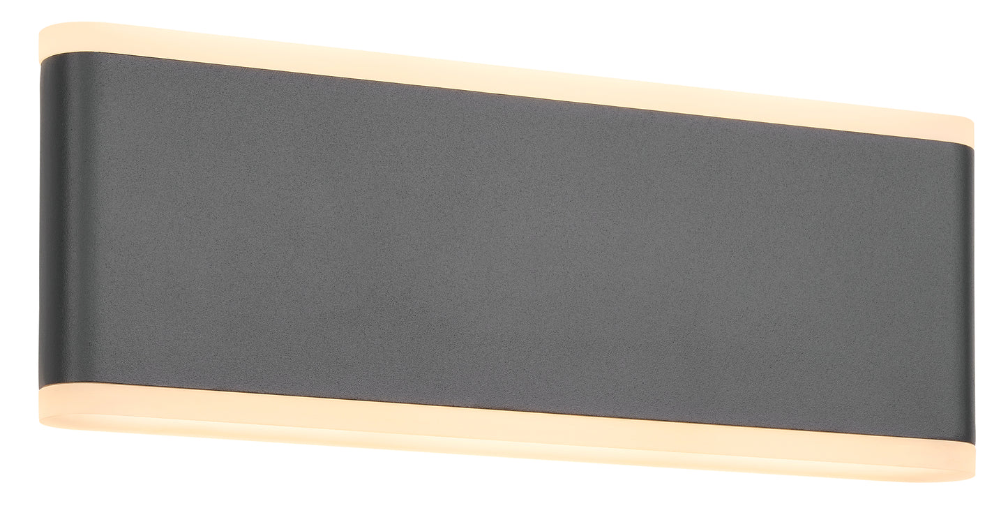 Naos LED Large Up/Down 20W 1200lm 3000K ECG IP54 antracit