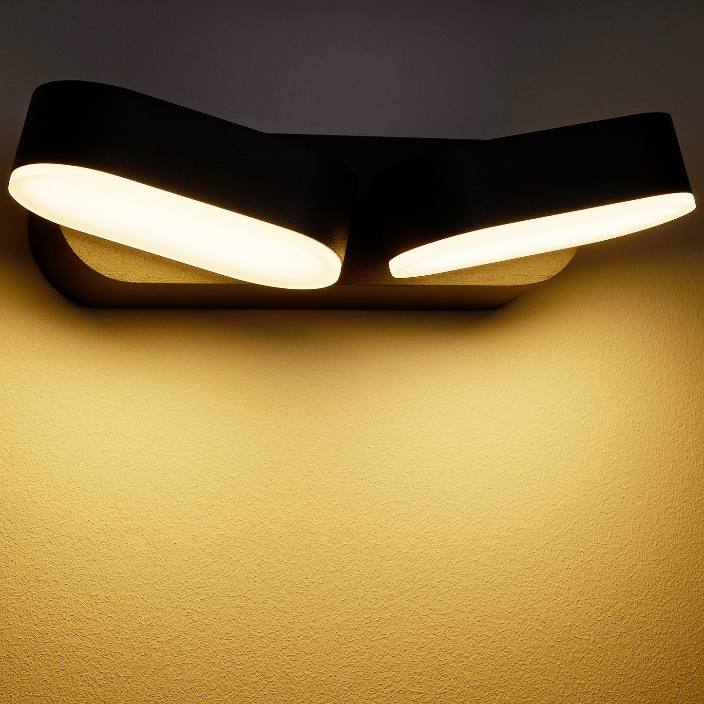 Lea LED Double 13W 600lm 3000K ECG IP54 antracit