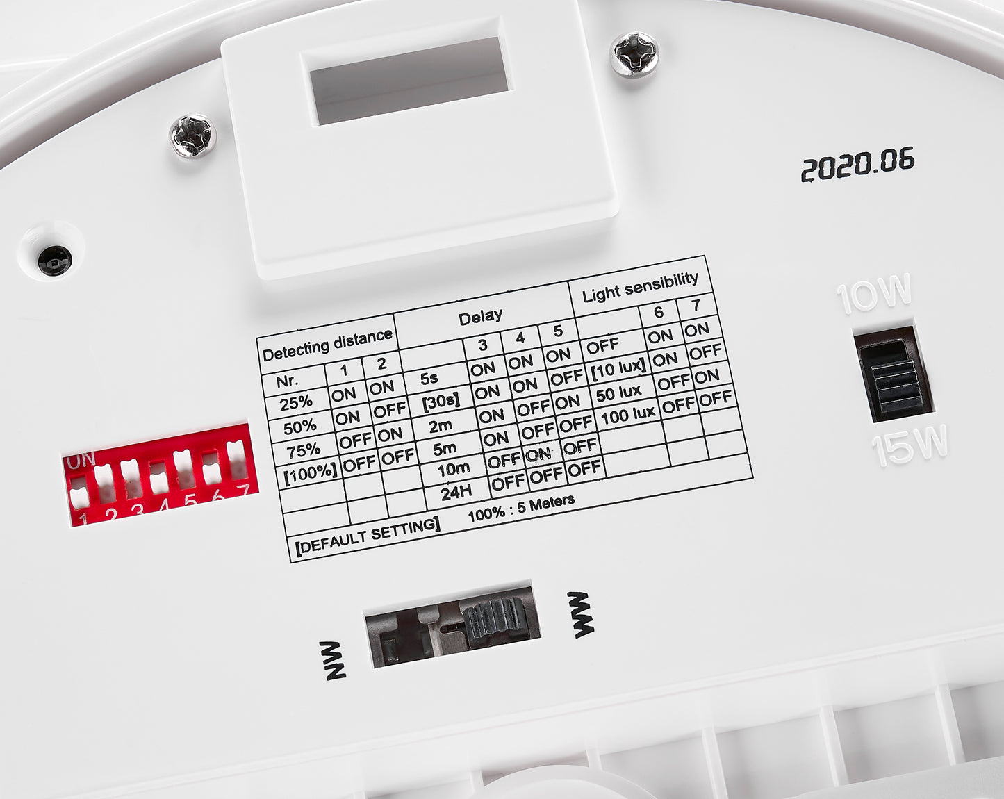 ELEGANCE Round 2 EVOlution 15W/10W 3K/4K Senzor IP54 alb