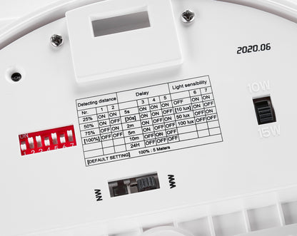 ELEGANCE Round 2 EVOlution 15W/10W 3K/4K Senzor IP54 alb